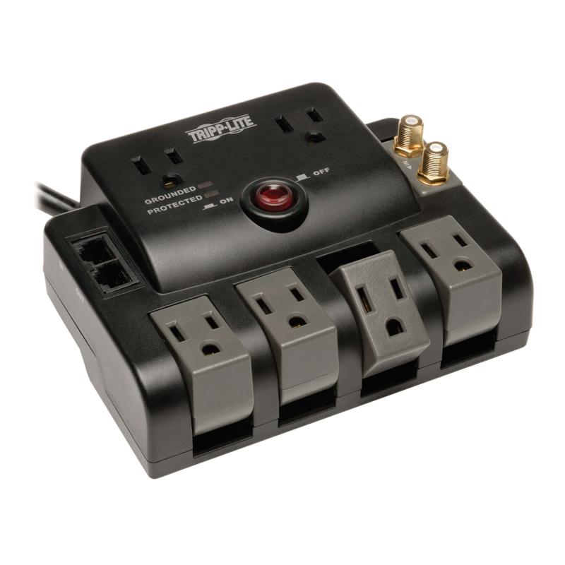 Surge Protector 6Out Line Rotating Ul1449/Cul 150K 6Ft Cord
