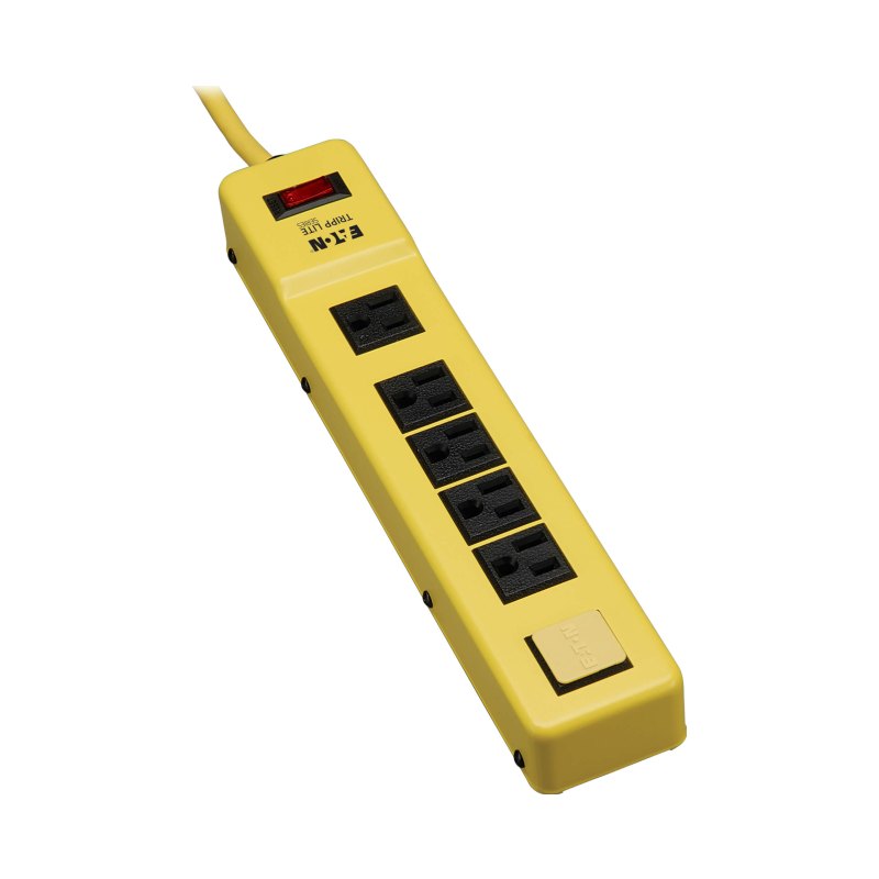 Power It Safety Power Strip 6Out 5-15R 5-15P 120V 6Ft Cord 120V