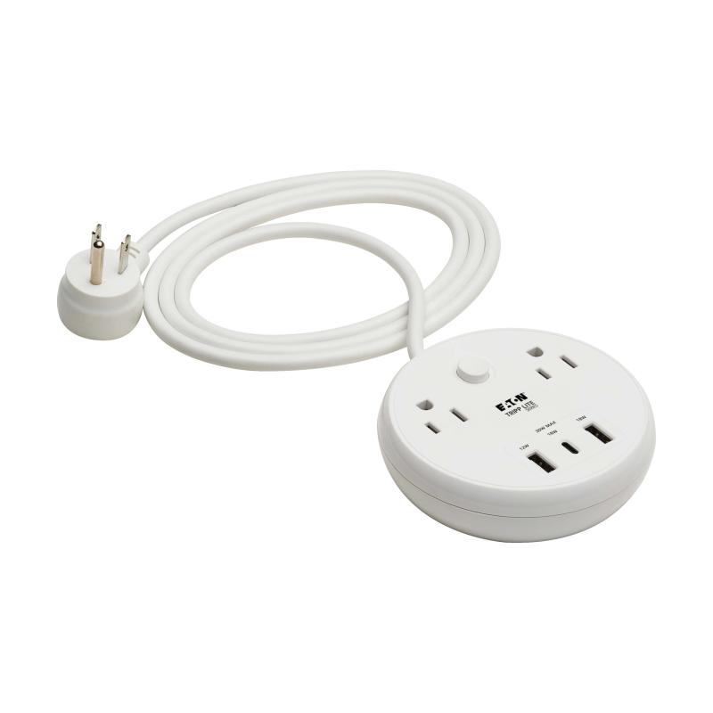 Safe-It Surge Protector 30W 2-Out 3 Usb