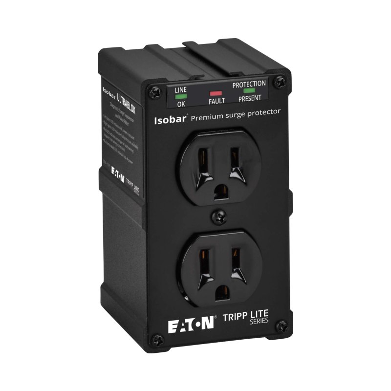 Isobar 2Out Wallmount Direct Plug In Metal Ul1449 10K 1410J