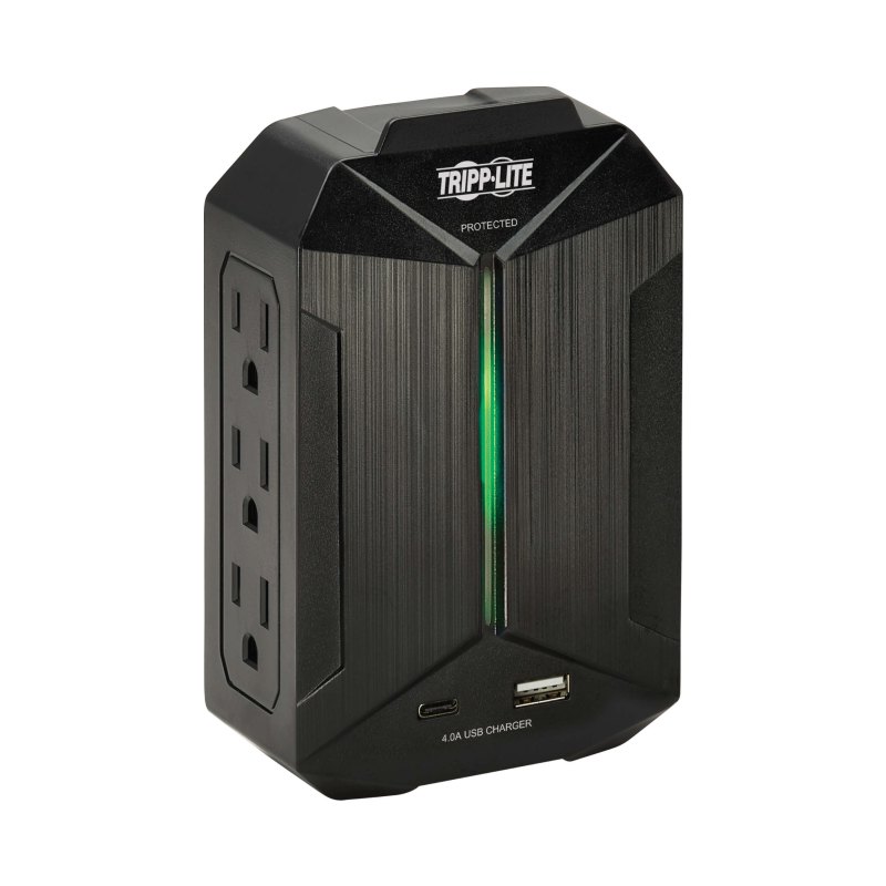 Surge Protector 6-Out 2 Usb Direct Plug