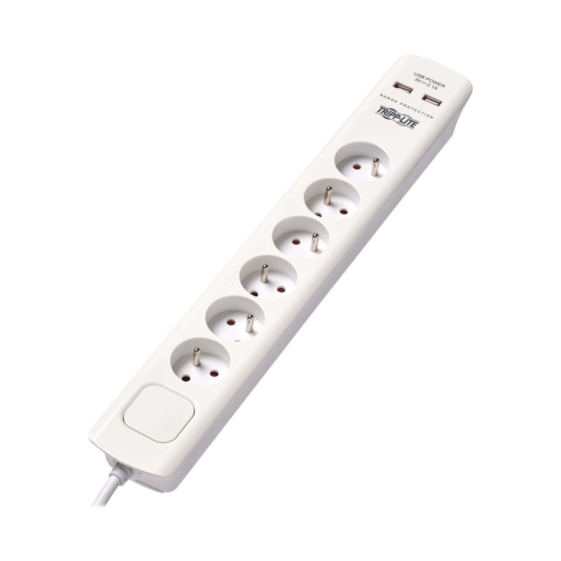 Surge Protector 6Out French Usb Charging