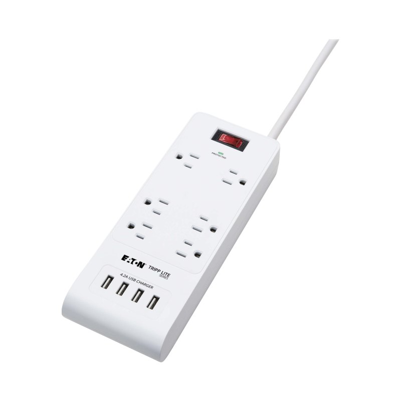 Surge Protector 6Out 4 Usb Ports