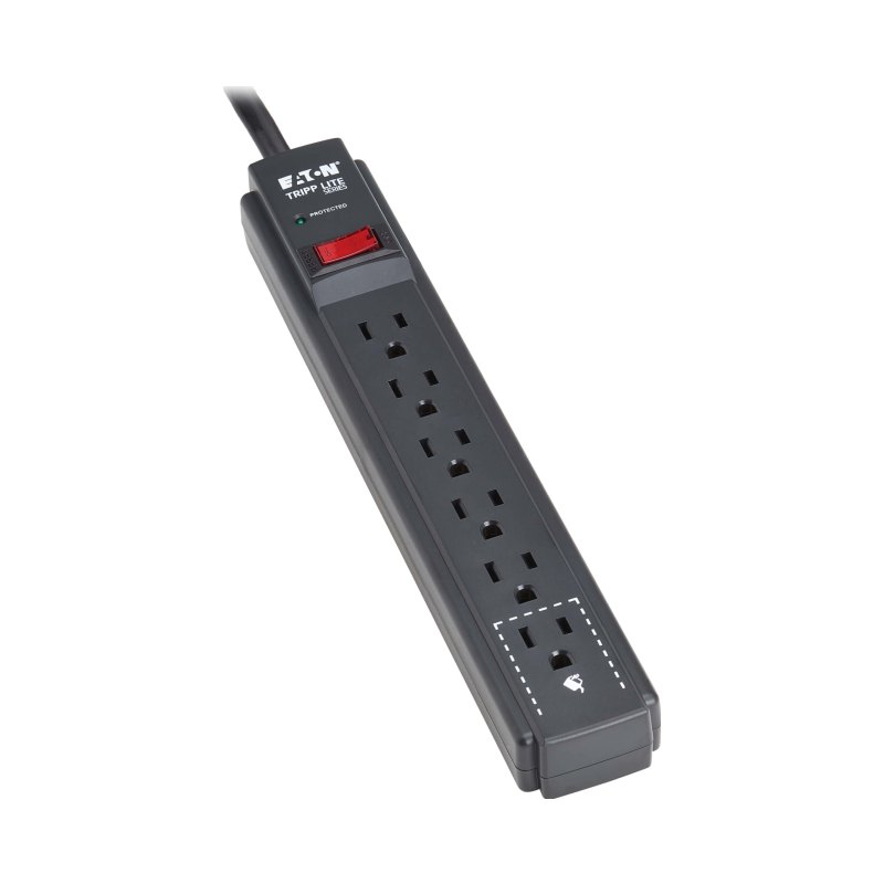 Tripp Lite Series 6 Outlet Surge Protector 5-15R Outlets 600