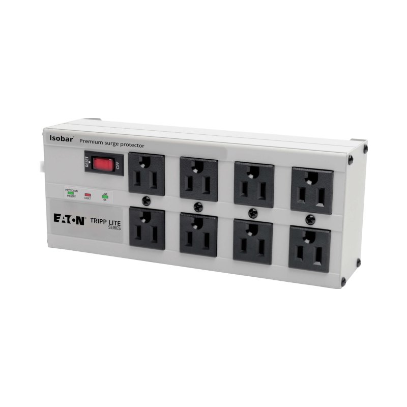 Isobar Surge Suppressor 8Out Ul1449 50K 25Ft All Metal Housing