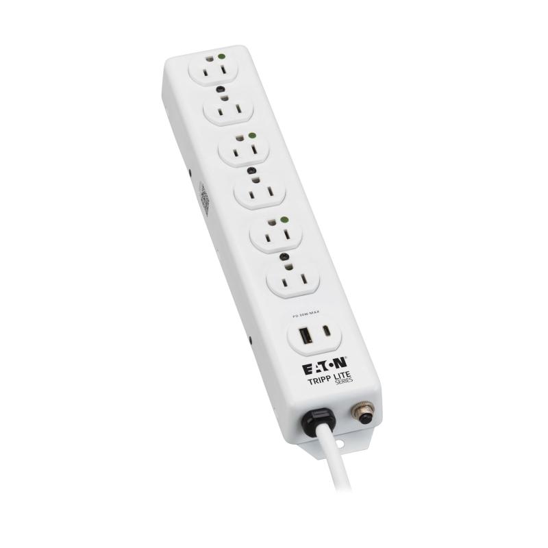 Ul 1363 Medical Hospital Power Strip 6 Outlets Usb Charging