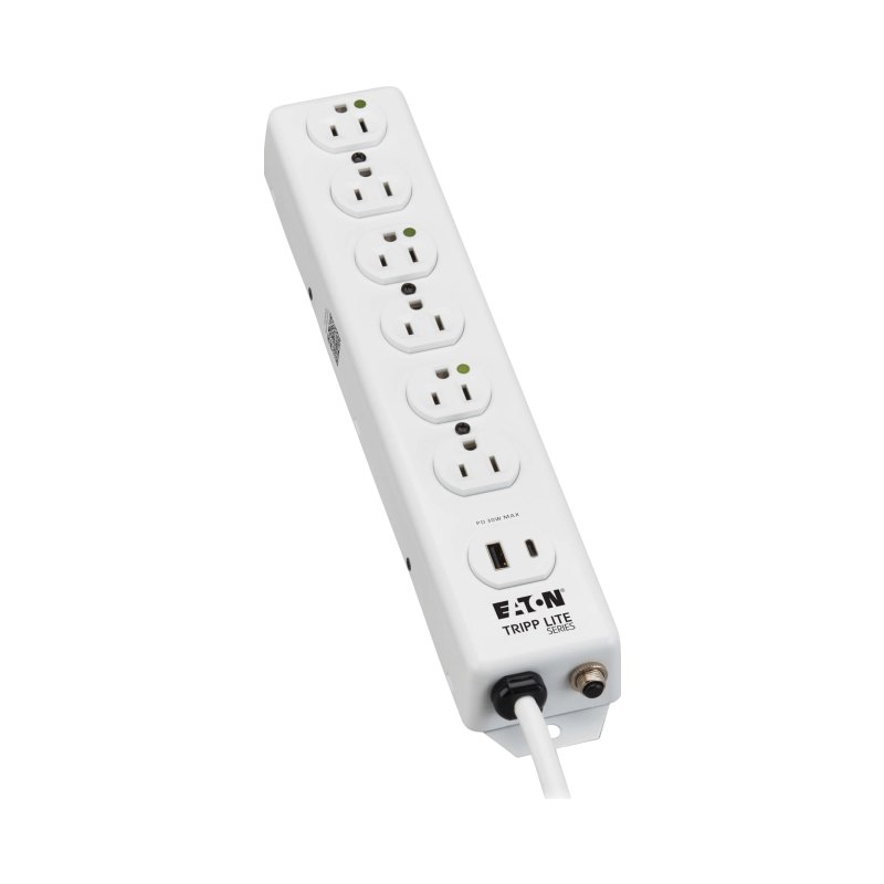 Ul 1363 Medical Hospital Power Strip 6 Outlets Usb Charging