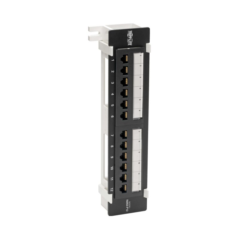 12 Port Cat5E Poe Patch Panel