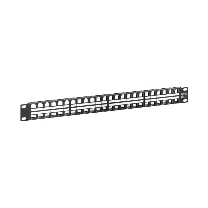 48Port 1Urack-Mount Unshielded Blank Keystone/Multimedia Patch