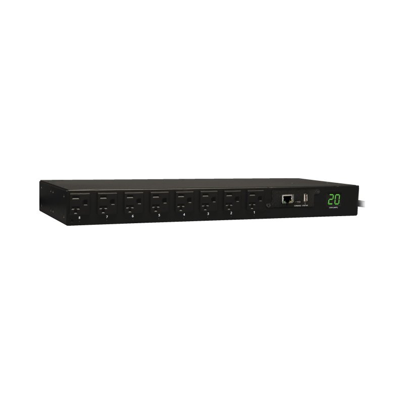 Switched Pdu 120V 1-Phase 20A L5-20P 1U Horizontal Rm 5-15/20R