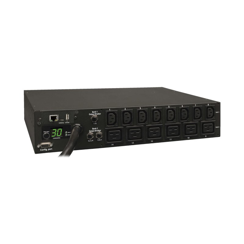 Switched Pdu 208V-240V 30A L6-30P 2U Rm 14Out C13/C19