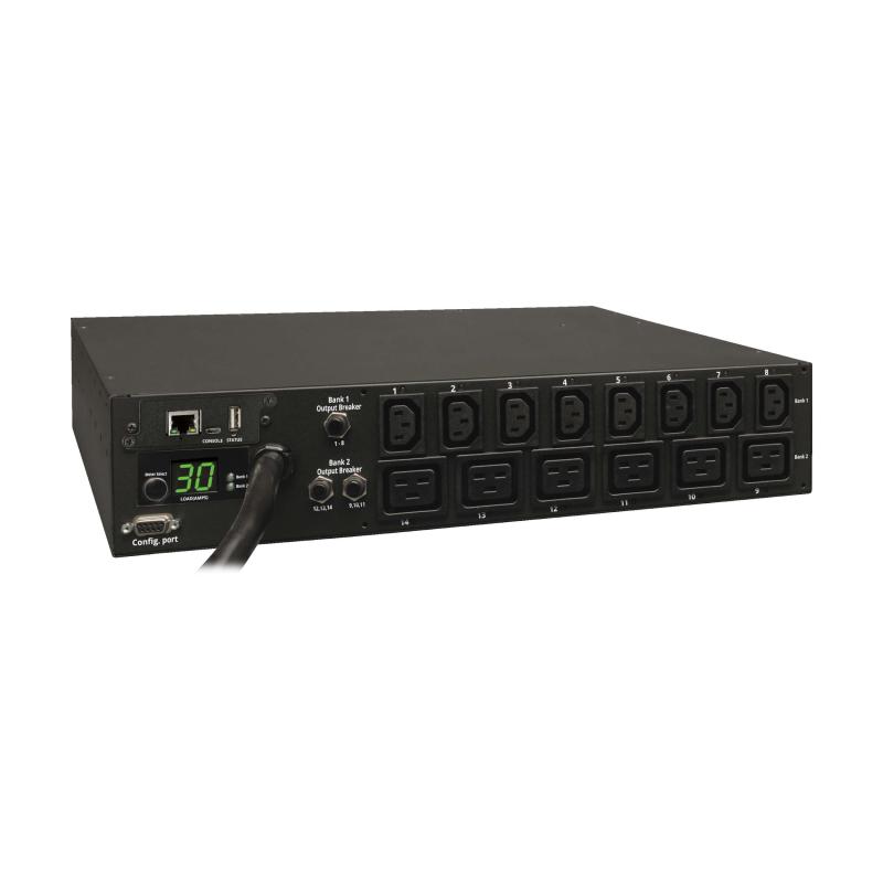 Switched Pdu 208V-240V 30A L6-30P 2U Rm 14Out C13/C19
