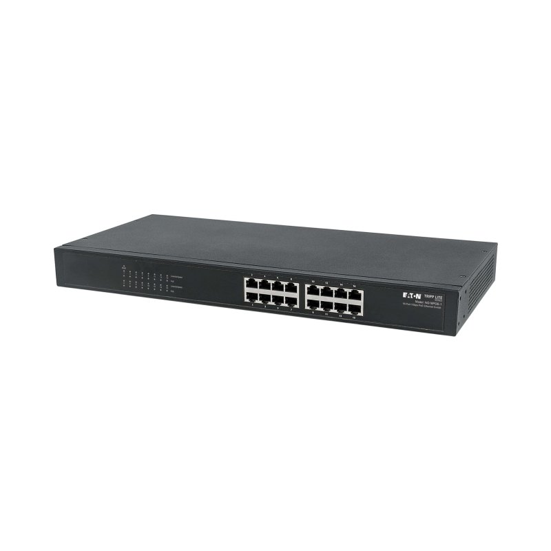 Eaton Tripp Lite Series 16-Port 10/100/1000 Mbps Gigabit Ethernet