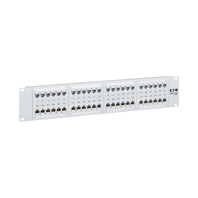 48Pt Cat6A Ptch Pnl Pnchdwn Wh