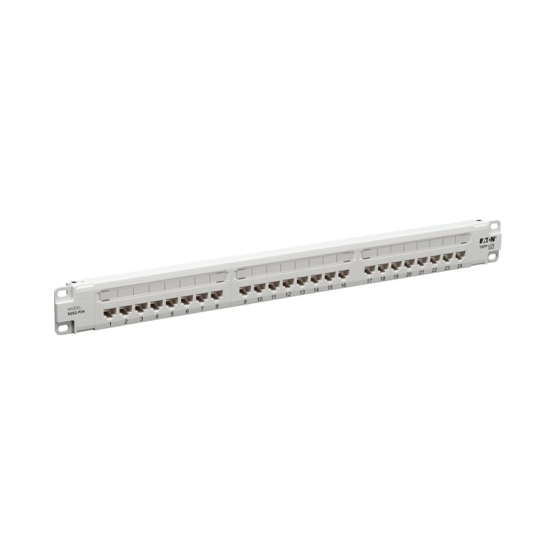 24Port Cat6 Patch Panel - 4Ppoe Compliant 110/Krone 568A/B Rj45