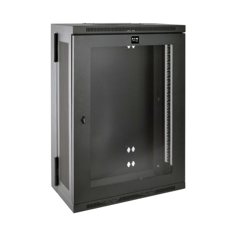 18U Wall Mount Rack Enclosure Hinged 13In Depth W/Acrylics Window