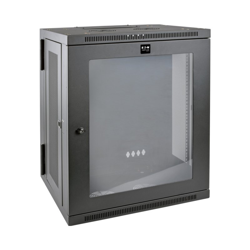 15U Wall Mount Rack Enclosure Cabinet W/Hinged Acrylics Window