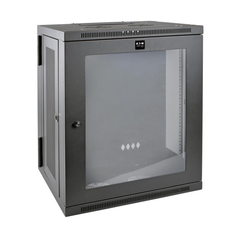 15U Wall Mount Rack Enclosure Cabinet W/Hinged Acrylics Window