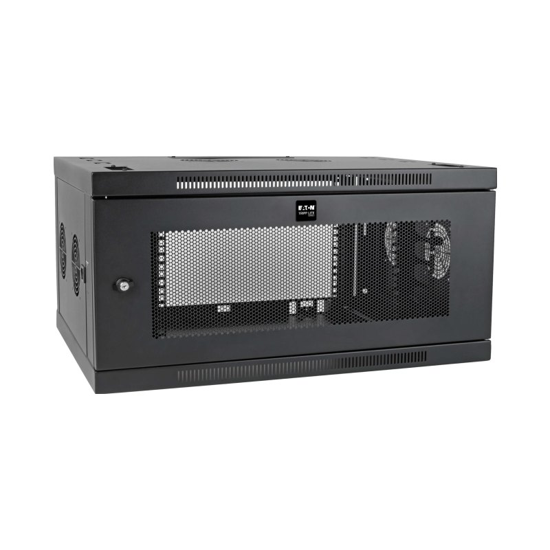 6U Wallmount Rack Enclosure Server Cabinet W/ Cabl Mgmt