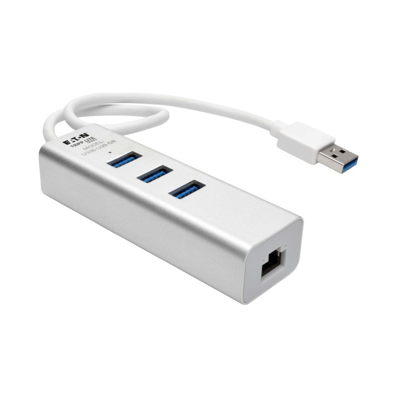 Usb3.0Ss Ethr Adp W/3-Pt Hub
