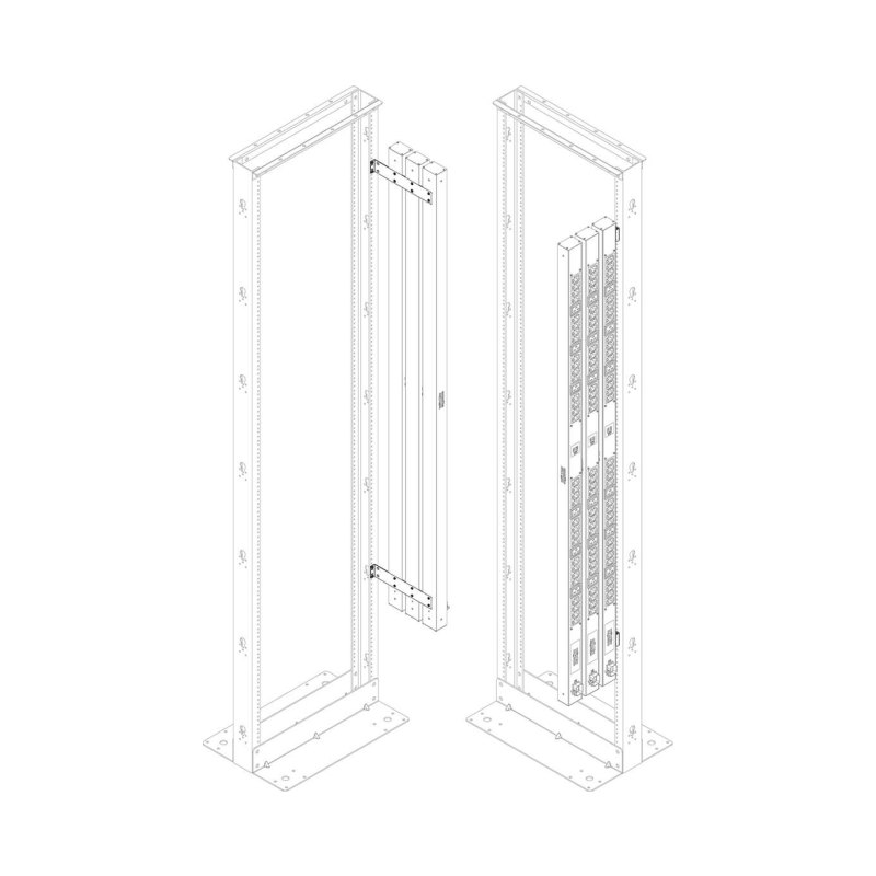 Pdu Rack Mounting Bracket Kit 2Post 4Post Open Frame