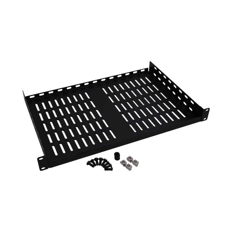 Cantilever Fixed 1U Rm Shelf 40Lb Capacity F/ Rack Encl Cabinet