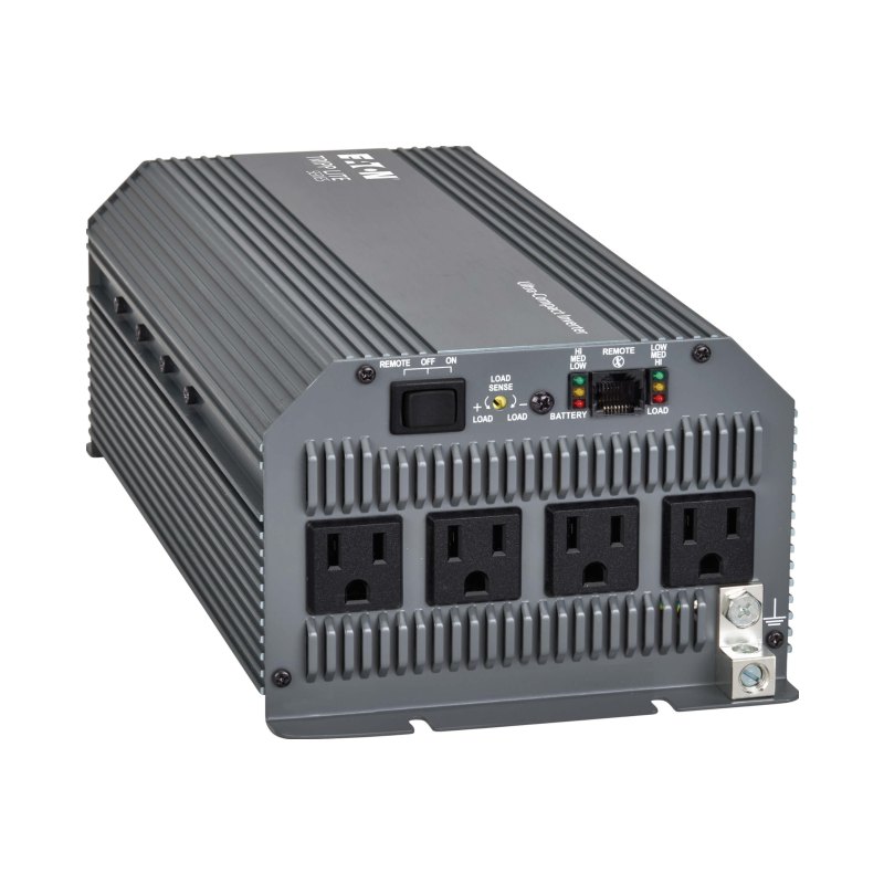 1000W Auto/Truck Inverter 120V 12Vdc 4 Out 5-15R Auto Shutdown