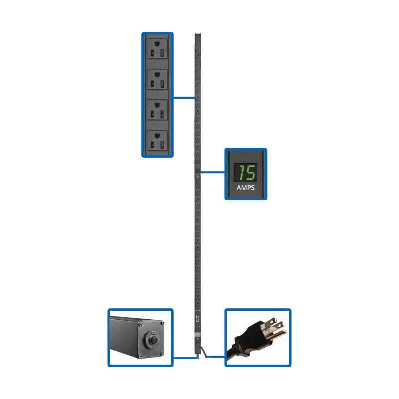Pdu Metered 36 5-15R 15Ft Cord 72In 0Urm