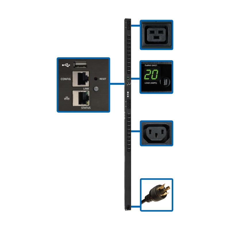 Pdu Switched 3.2-3.8Kw 200-240V 20 C13 4 C19 Lx Platform 0U Taa