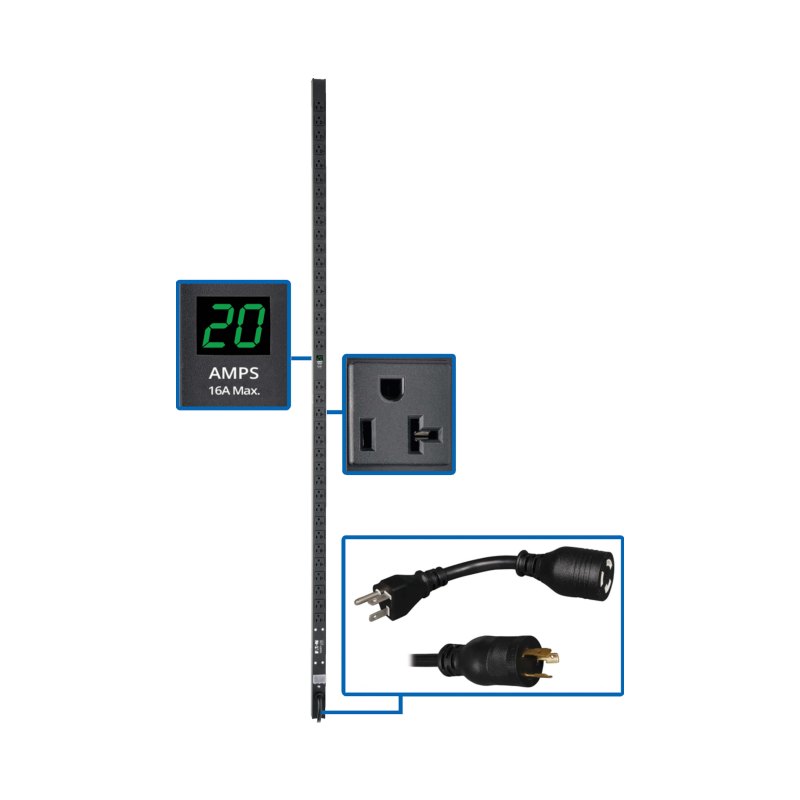 Metered Pdu 120V 20A 5-15/20R 36Outlet L5-20P 72Height 0Urm