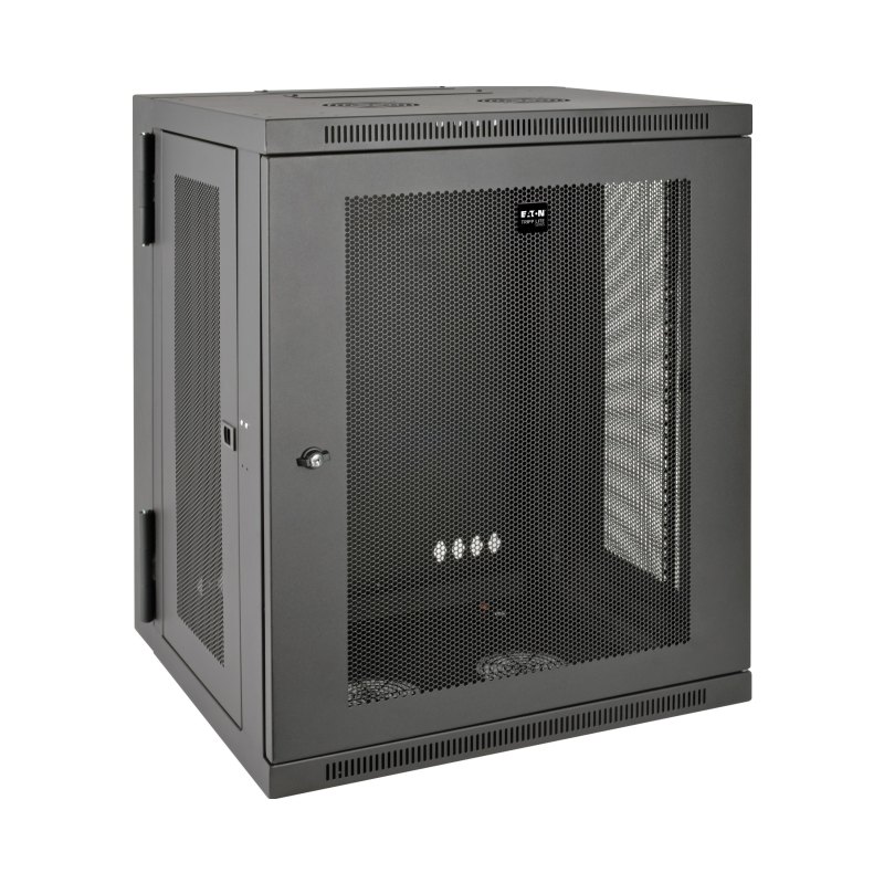 15U Wall-Mount Rack Enclosure Server Cabinet Hinged Wallmount