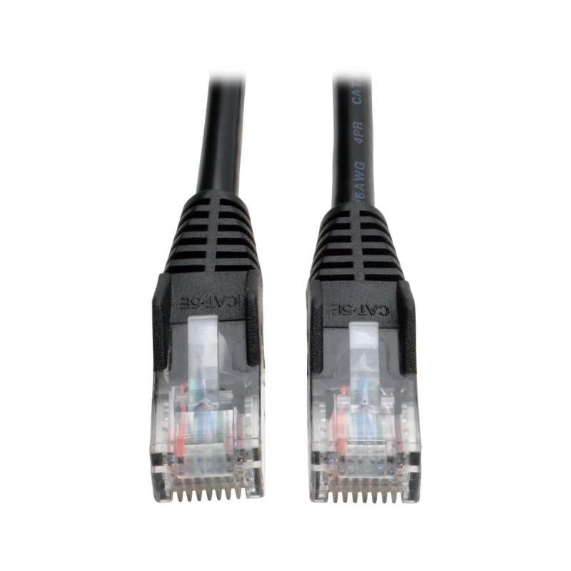 25Ft Blk Cat5E Snag Cbl