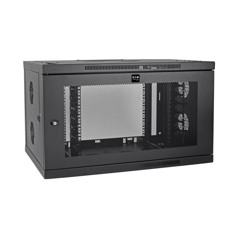 9U Wallmount Rack Enclosure Server Cabinet W/ Cabl Mgmt