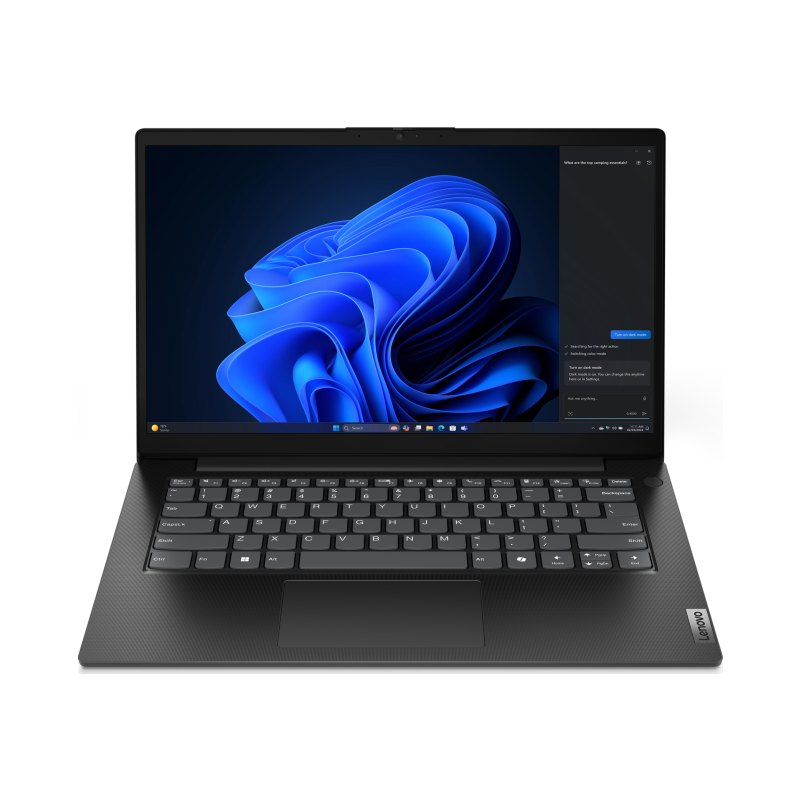 Lenovo V14 G5 IRL Intel Core 3 100U Laptop 35.6 cm (14") Full HD 8 GB DDR5-SDRAM 256 GB SSD Wi-Fi 6 (802.11ax) Windows 11 Pro English Black