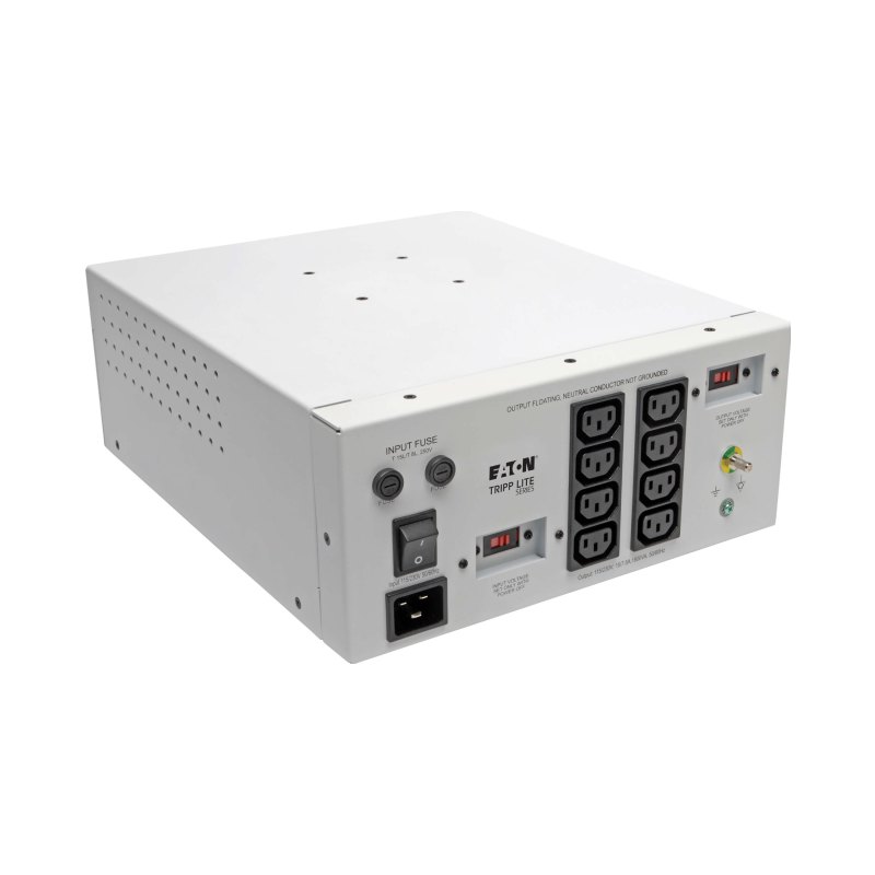 Isolation Transformer Hospital Dual-Voltage 115/230V 1800W 8 C13