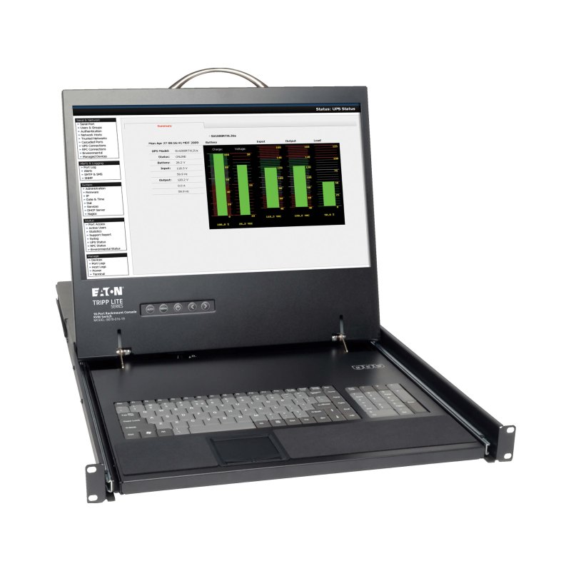 16 Pt Cat5 Kvm W 19In Cnsl 1U