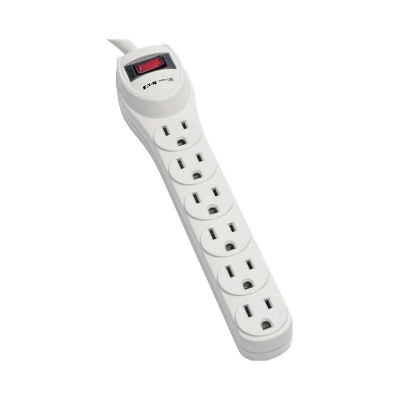 602 5Out Pwr Strip Nema 5-15R 15A 120Vac 2Ft Circuitbk Life Warr