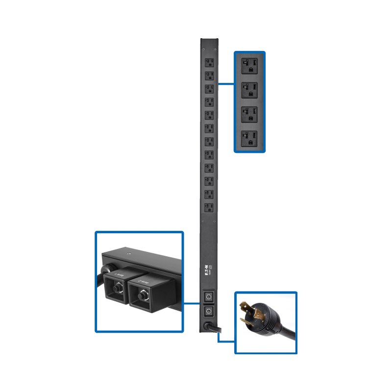 10Ft Cord Pdu Basic 12 5-15/20R L5-30P 2.9Kw 120V 36In 0U