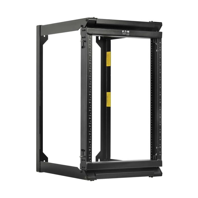 22In 16U Hinged Open Frame Wall-Mount Server Rack Deep