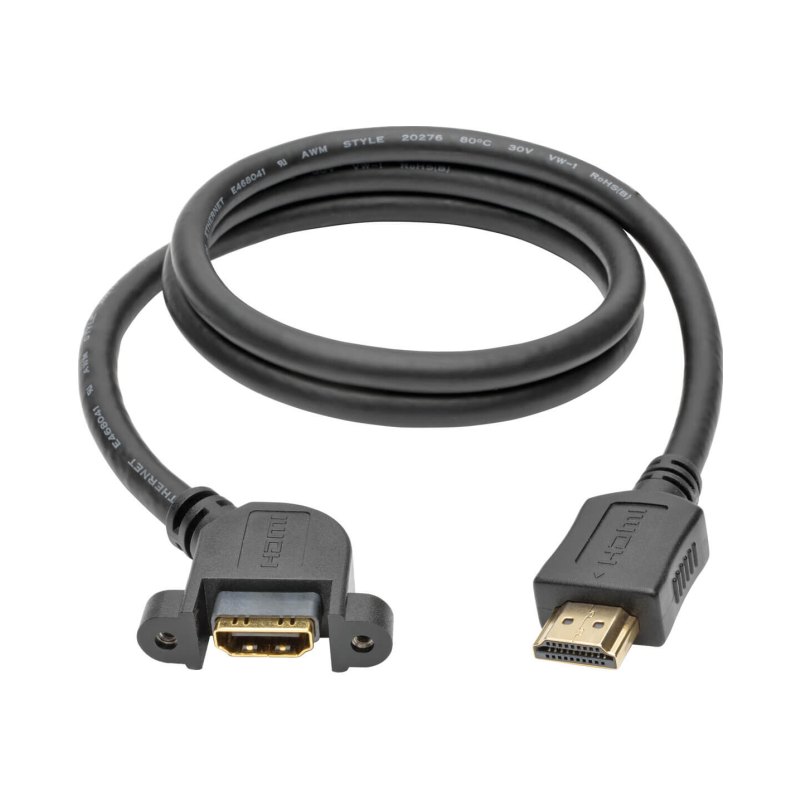 3Ft Ang Panl Mnt Hdmi Cbl