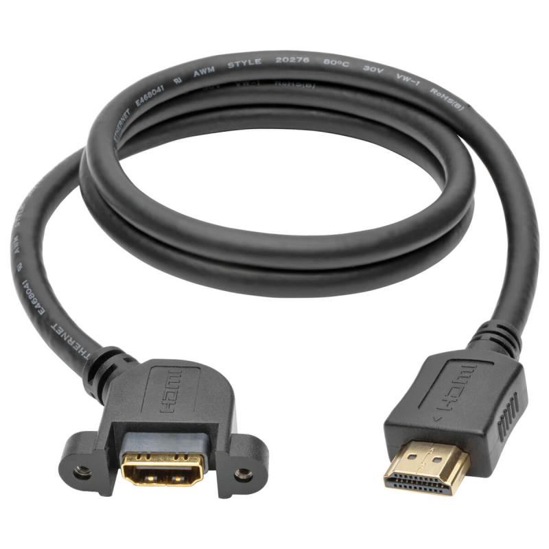 3Ft Ang Panl Mnt Hdmi Cbl