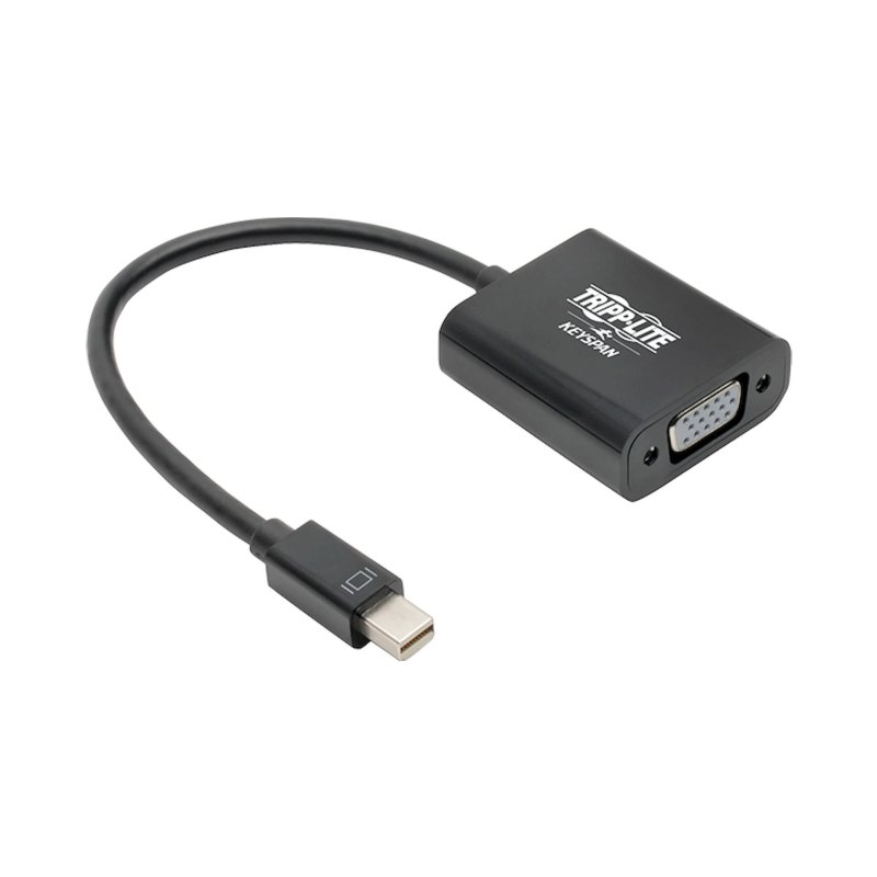 6In Mini Dp/Vga Adapter-Black