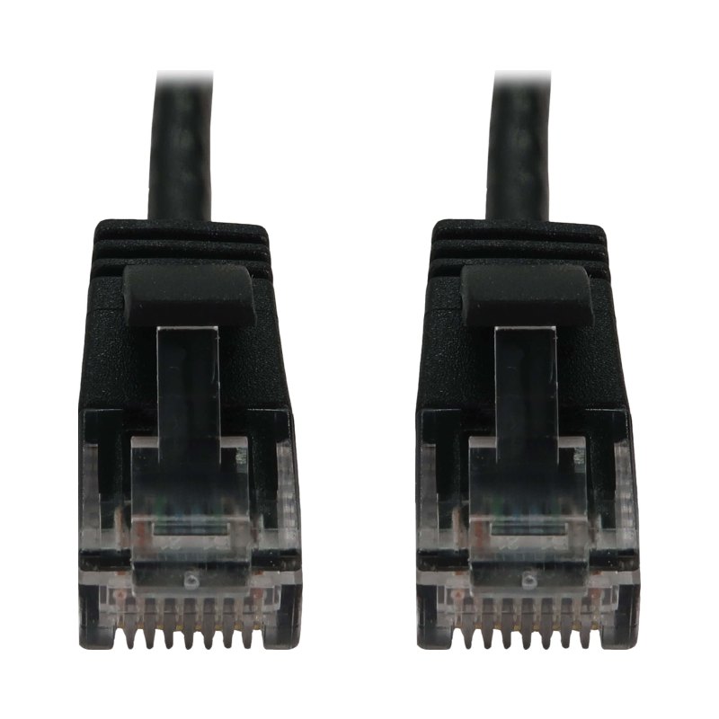 Cat6A10Grj45M/M Poe Black 7Ft. 2.1M