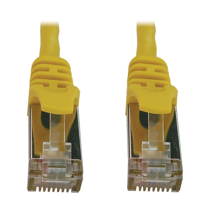 Cat6A10Grj45M/M Poe Yellow 1Ft 0.3M