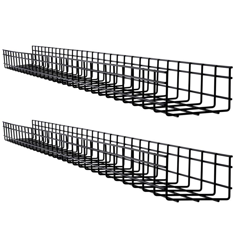 2Pk 5Ft Wire Mesh Cable Tray 6X4In