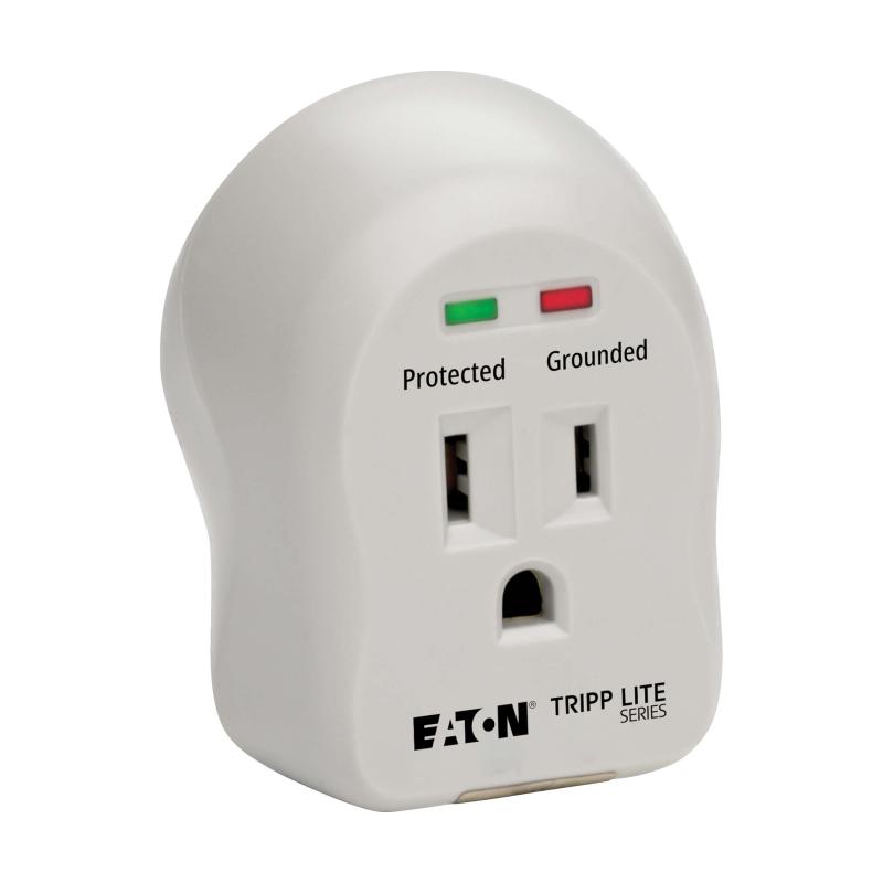 Spike Cube Wallmnt 1Outlet N0-Cord Direct Plug-In