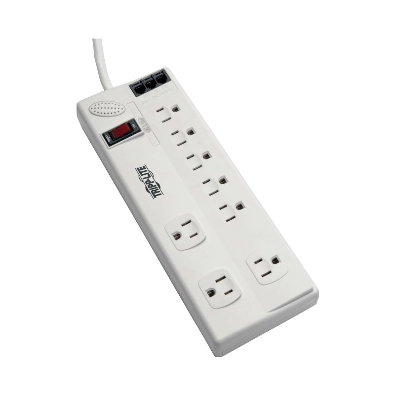 8Outlet Surge Protector With Dsl/Phoneline/Modem Surge