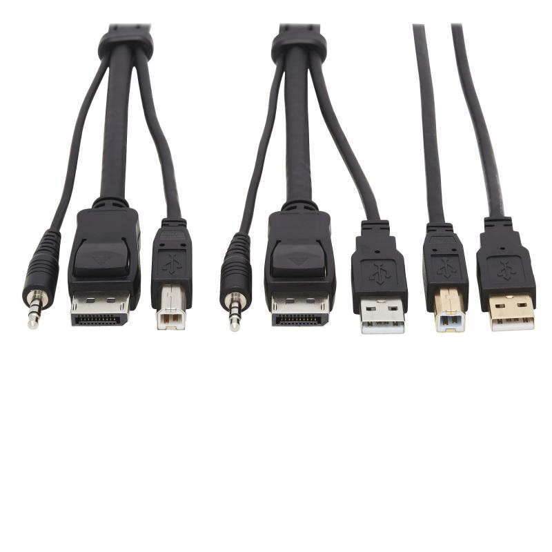 Dp Kvm Cbl Kit Usb/Aud 6 Ft