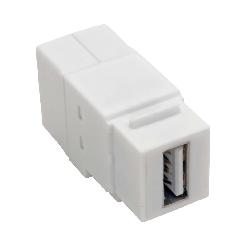Wht Usb2.0A Kystne/Pnlmnt Cplr