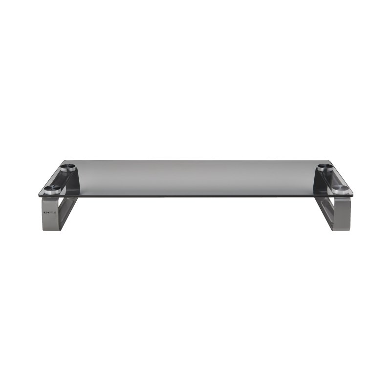 3In Universal Monitor Riser Stand Glass Comp Laptop Printers